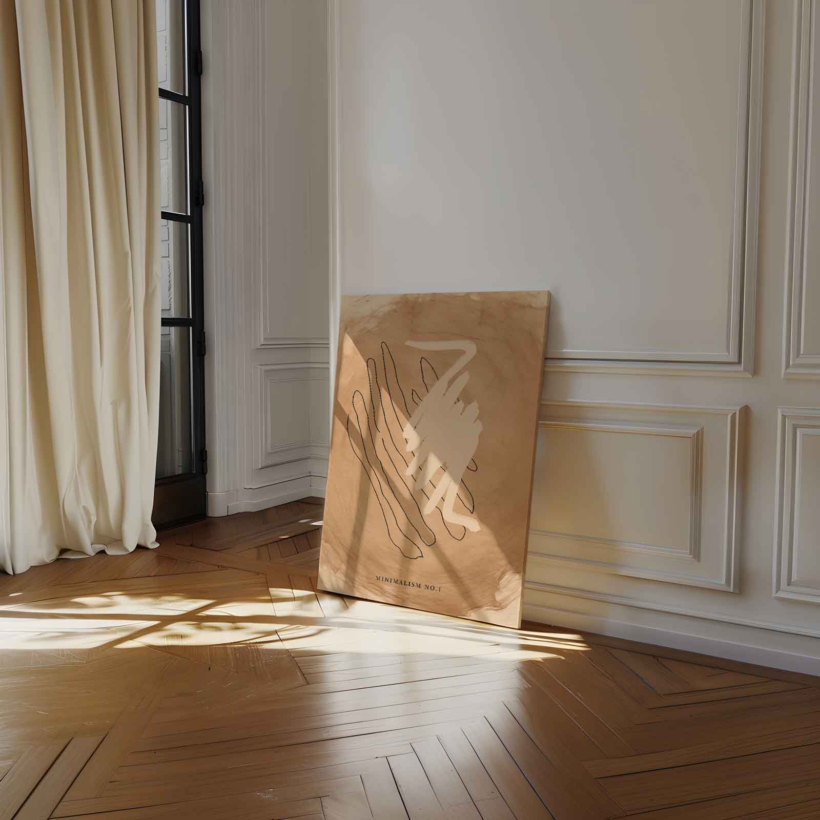 Minimalisme No.1 Kunstwerk-canvas-dibond-plexiglas-wanddecoratie-WallArtistic