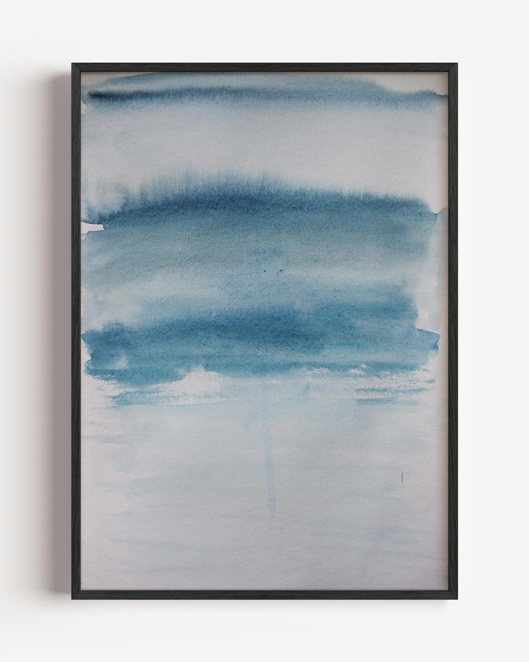 Dromerige Blauwe Waterverfposter-WallArtistic