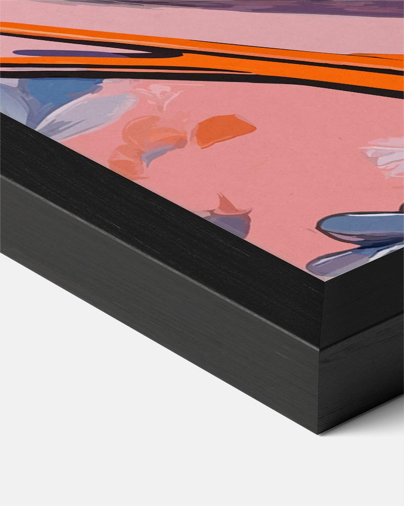 Stijlvolle Sushi Illustratie Poster