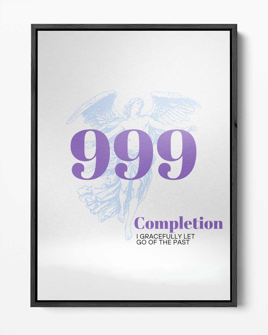 Engelengetal 999 Poster Kunstwerk-canvas-dibond-plexiglas-wanddecoratie-WallArtistic