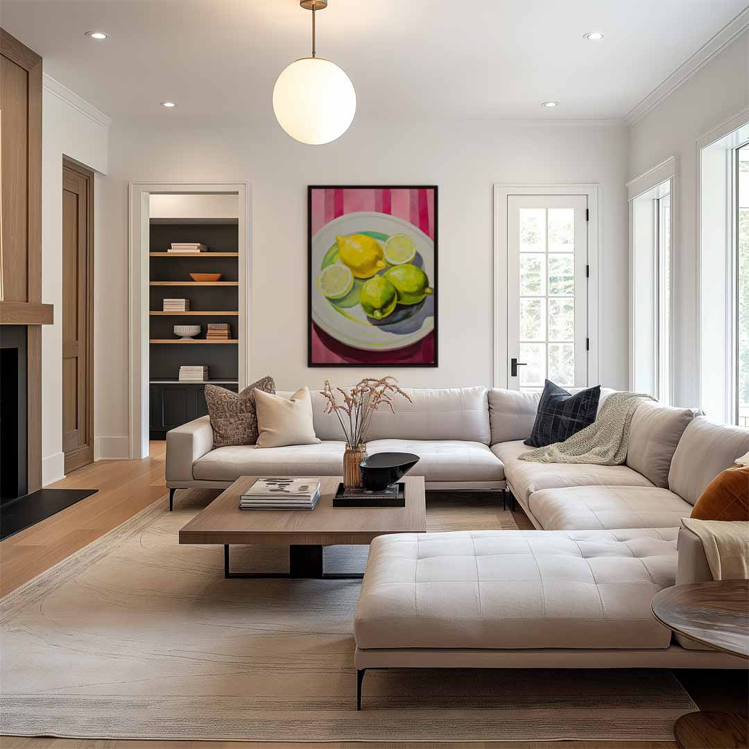Citrus Serenade Kunstwerk-canvas-dibond-plexiglas-wanddecoratie-WallArtistic