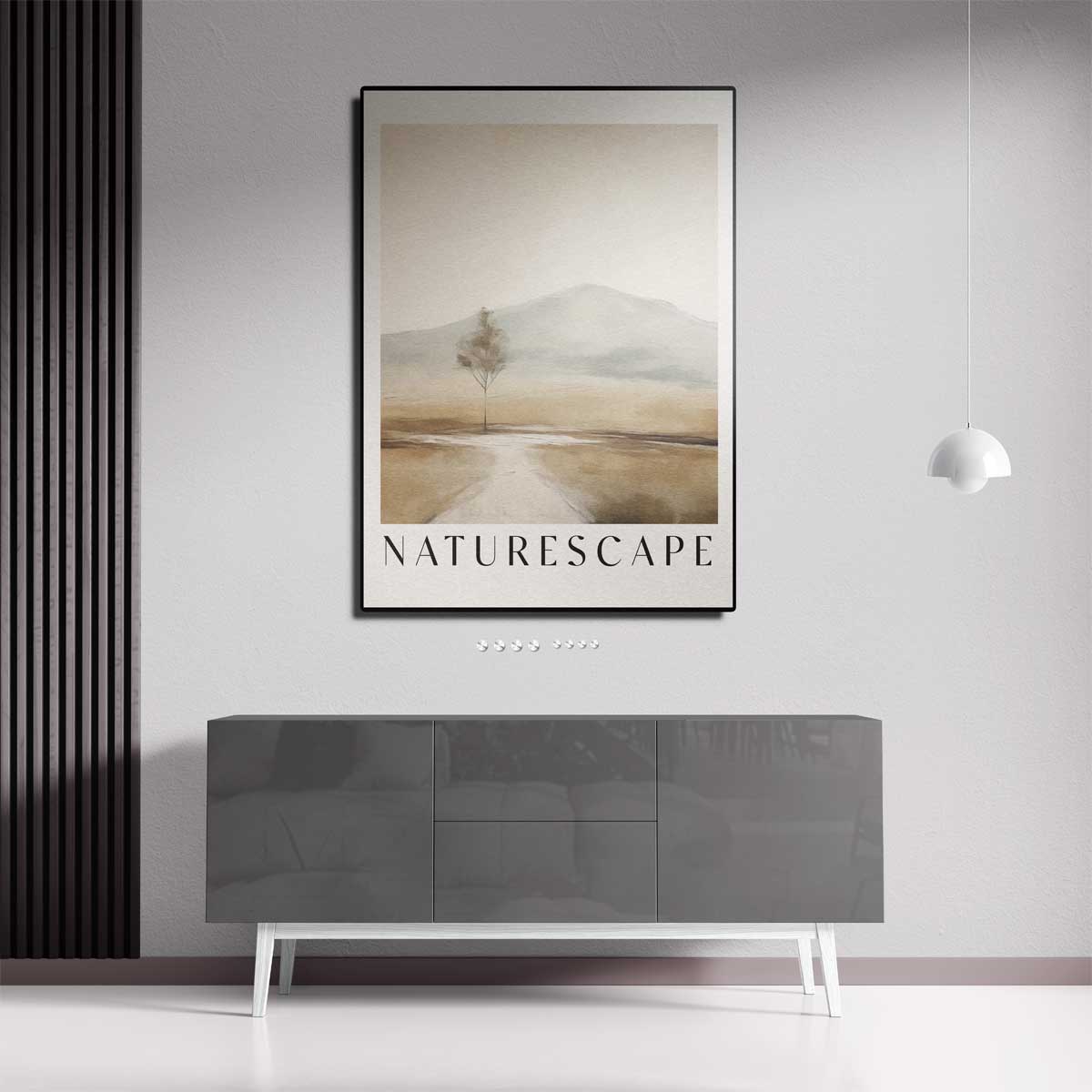 Rustgevende Landelijke Uitzicht Kunstwerk-canvas-dibond-plexiglas-wanddecoratie-WallArtistic