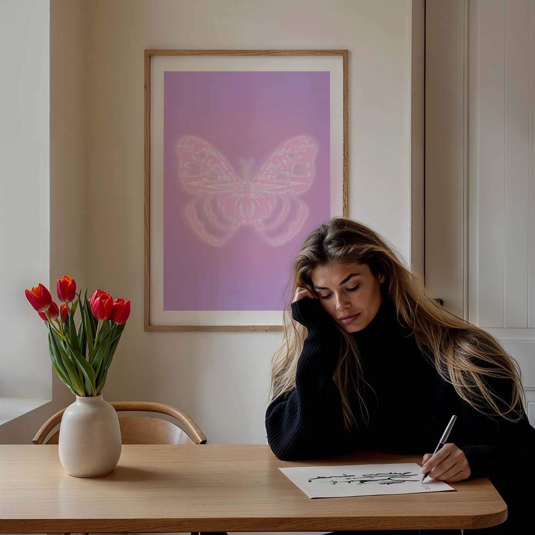 Betoverende Vlinderposter-WallArtistic