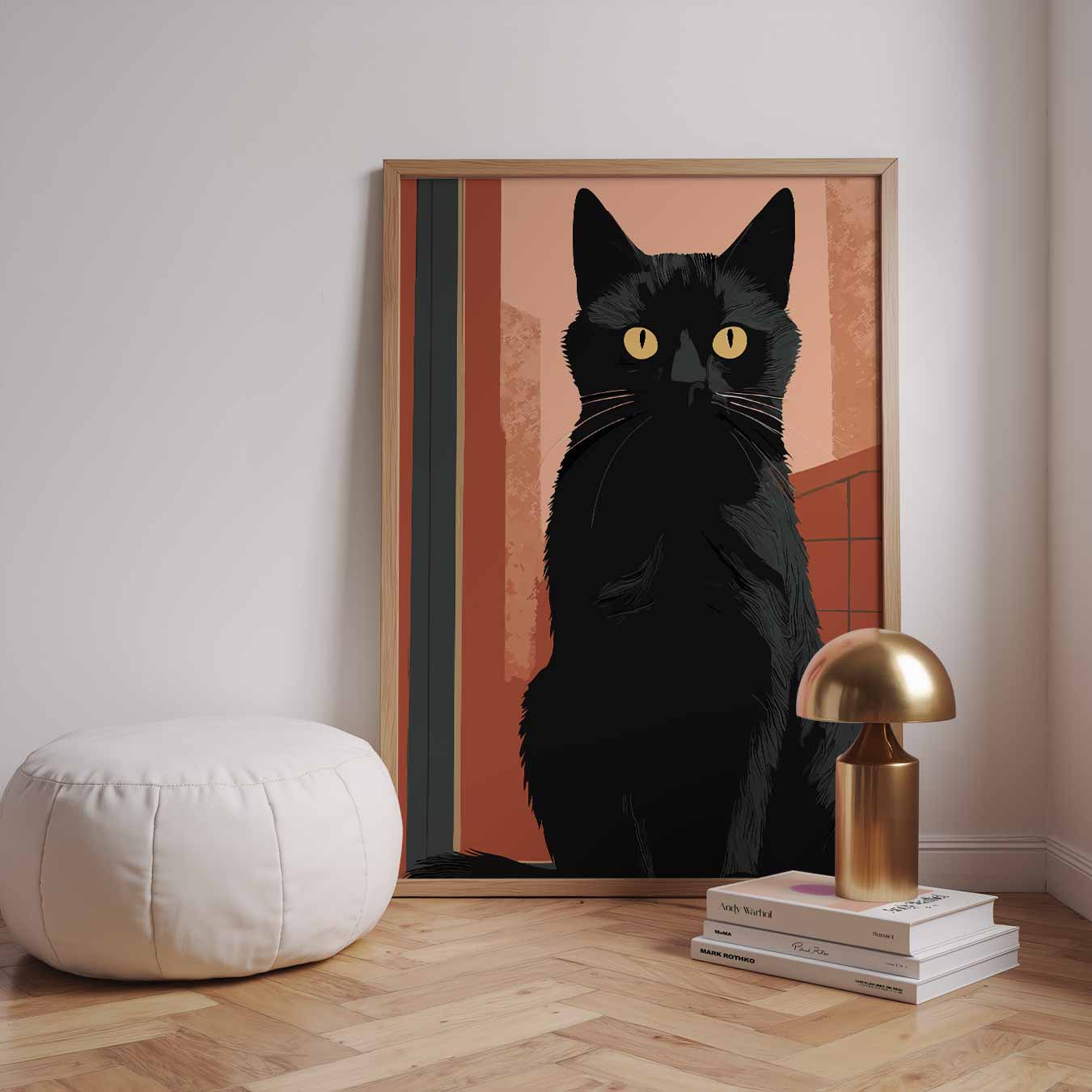 Mystieke Kattenposter-WallArtistic