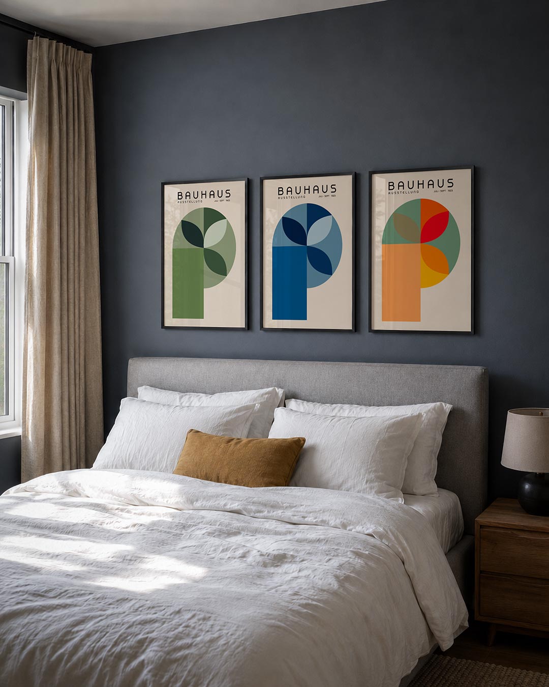 Groene vormen Posterset