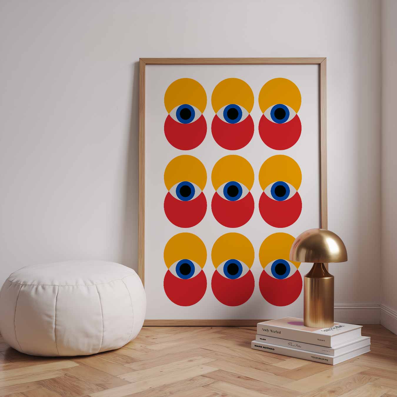 Vrolijke Ogen Cirkelposter