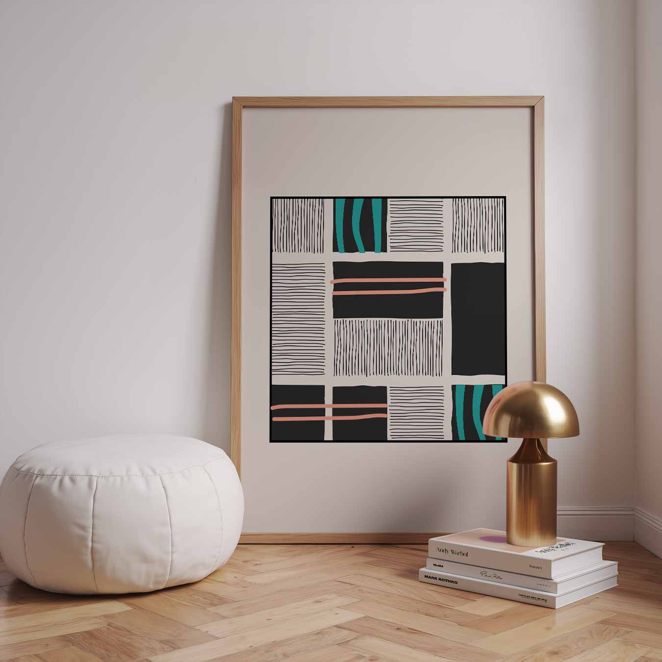 Moderne Geometrische Kunstposter