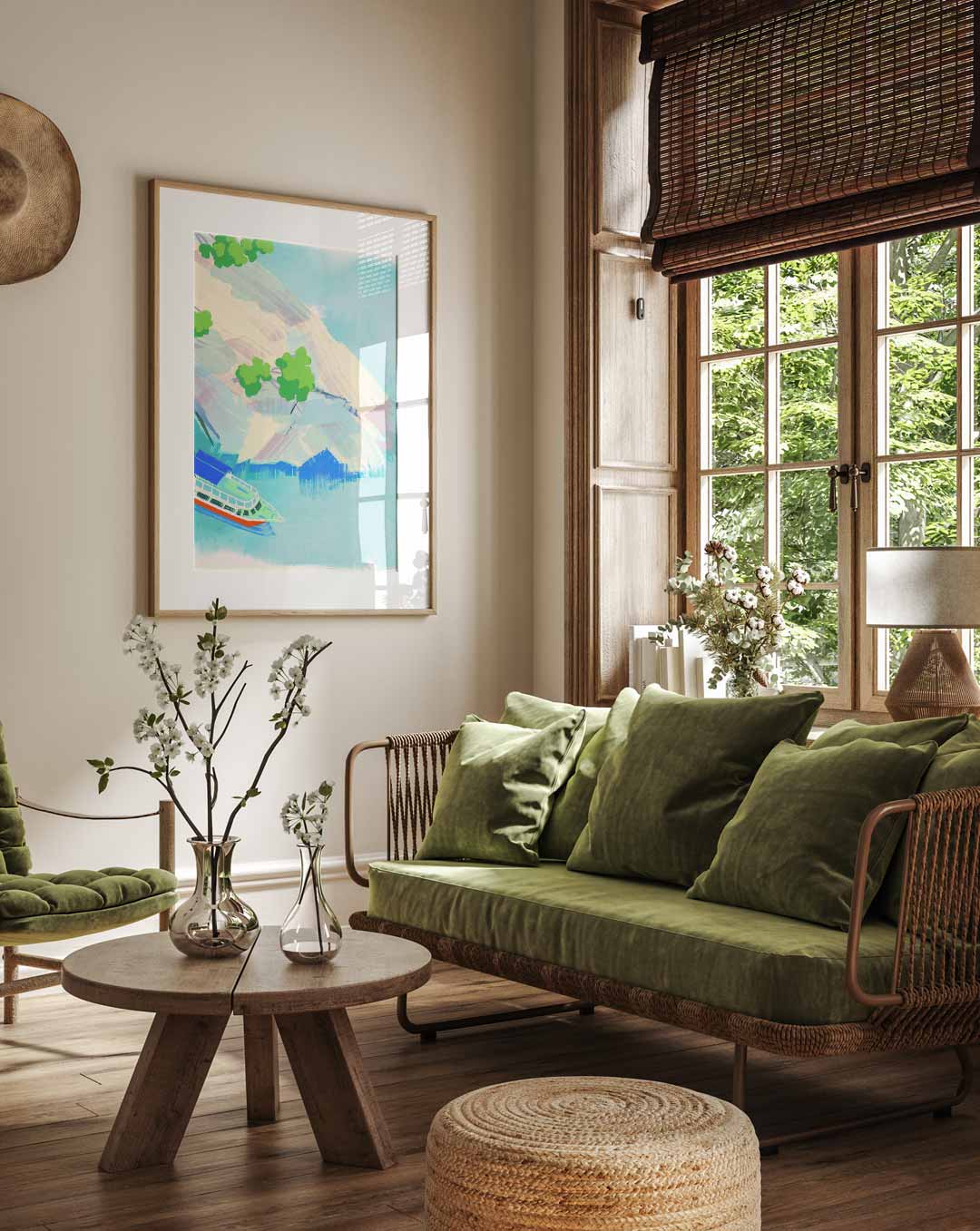 Kleurrijke Cruise Escape Poster