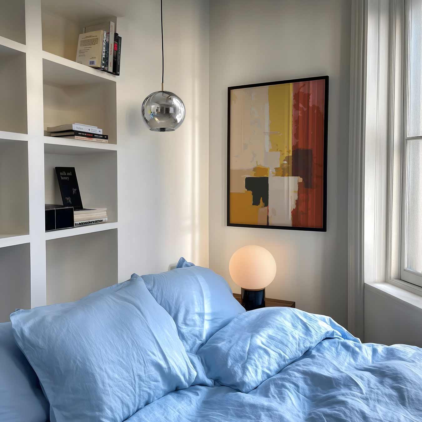 Kleurrijke Abstracte Kunstposter-WallArtistic