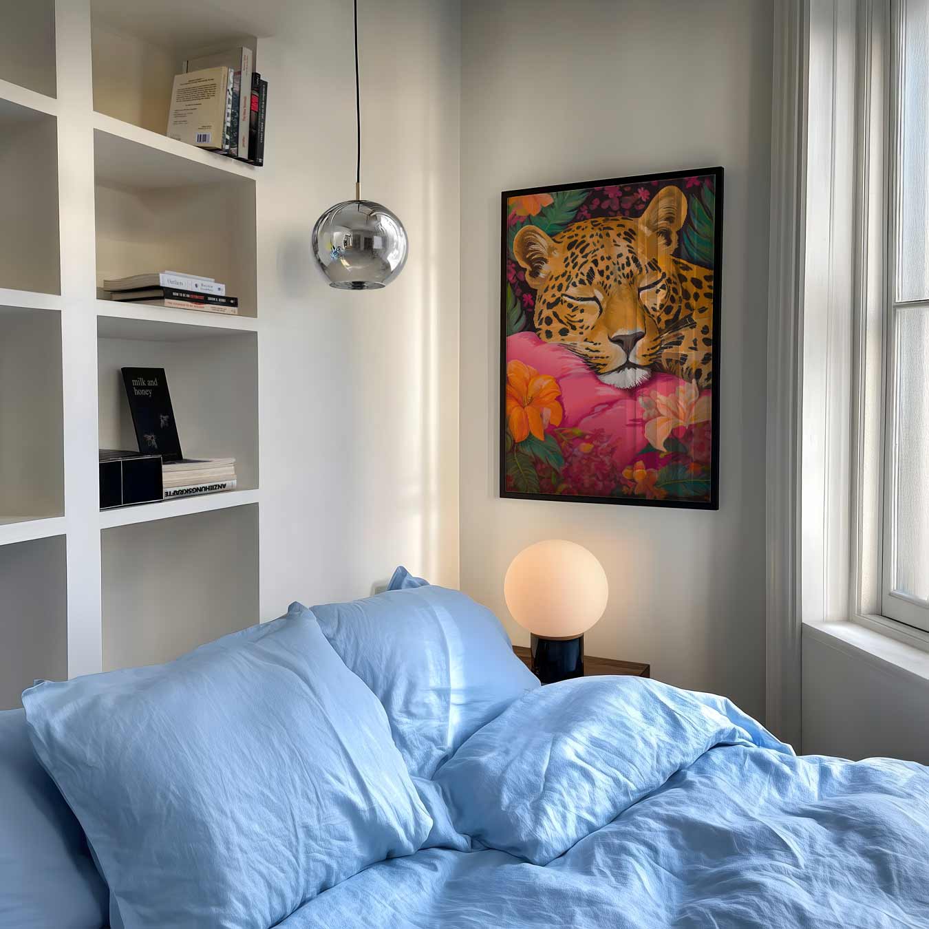 Tropische Luipaard Poster-WallArtistic