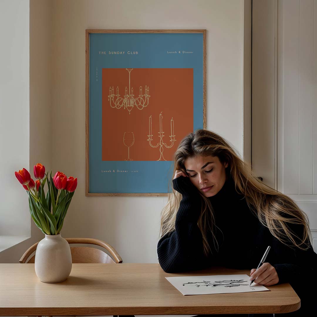 Stijlvolle Avond uit Poster-WallArtistic