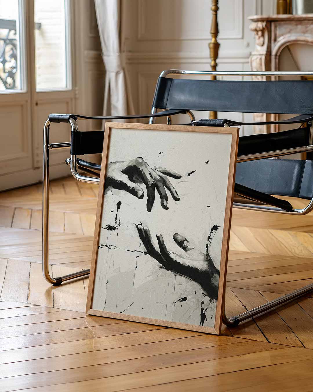 Artistieke Handen in Beweging Poster-WallArtistic