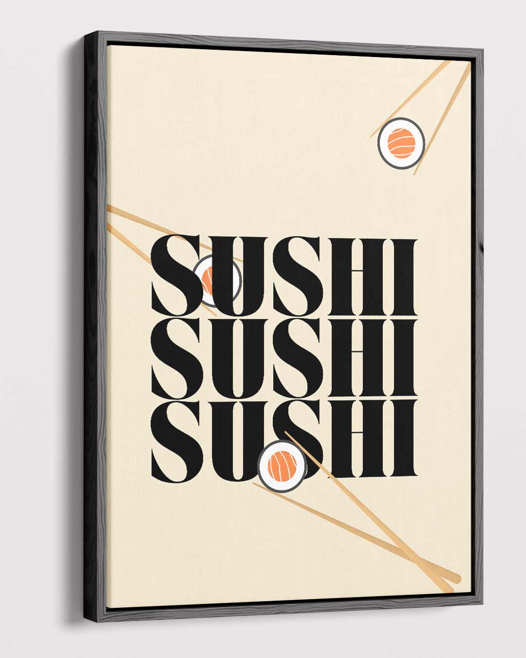 Sushi Liefde Poster Kunstwerk-canvas-dibond-plexiglas-wanddecoratie-WallArtistic