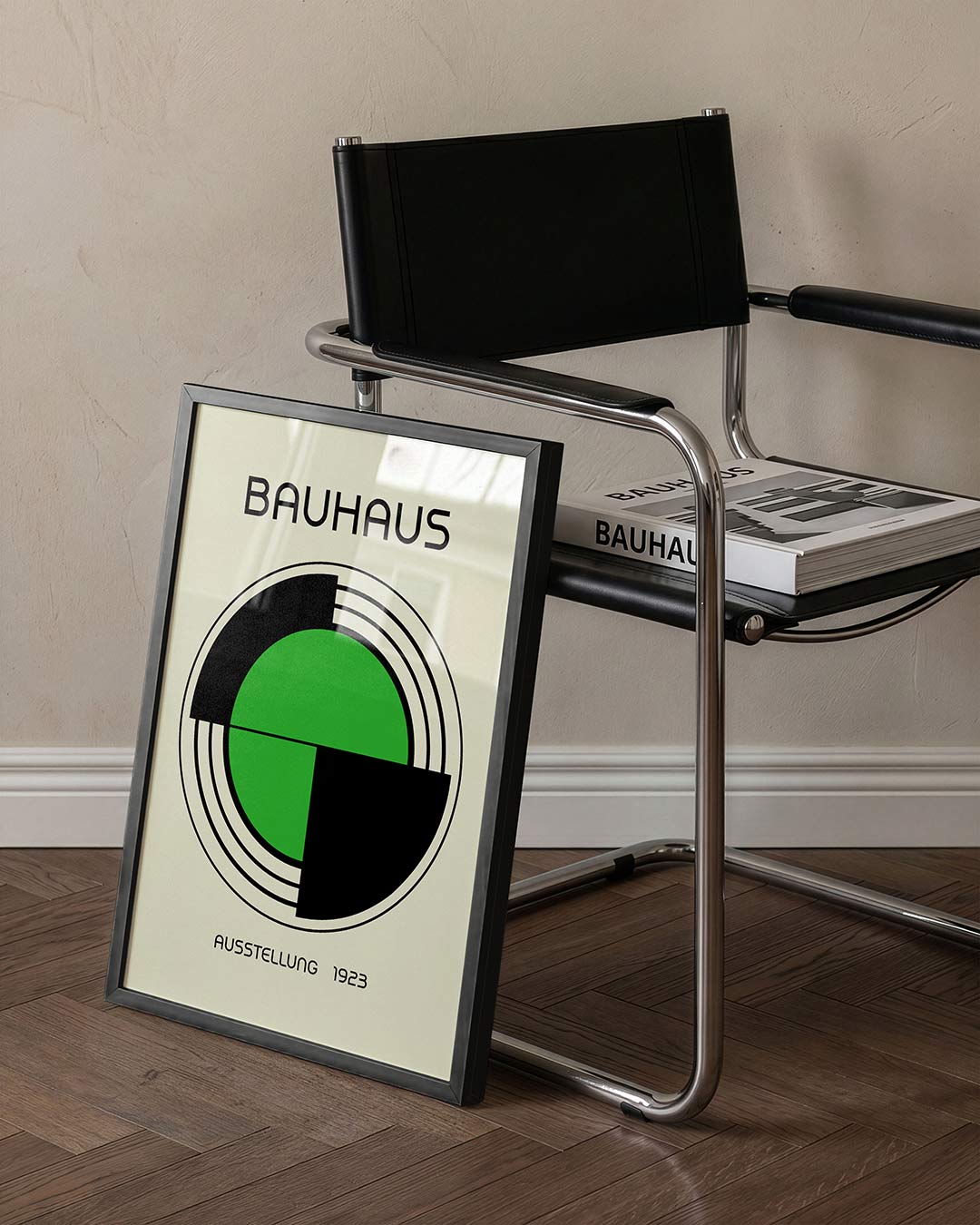 Cirkel en lijnen Poster