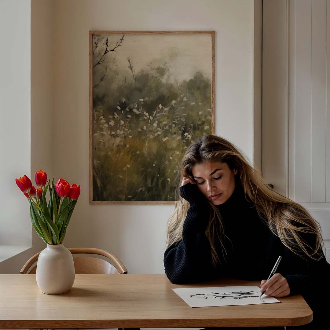 Dromerig Natuurtafereel Poster-WallArtistic