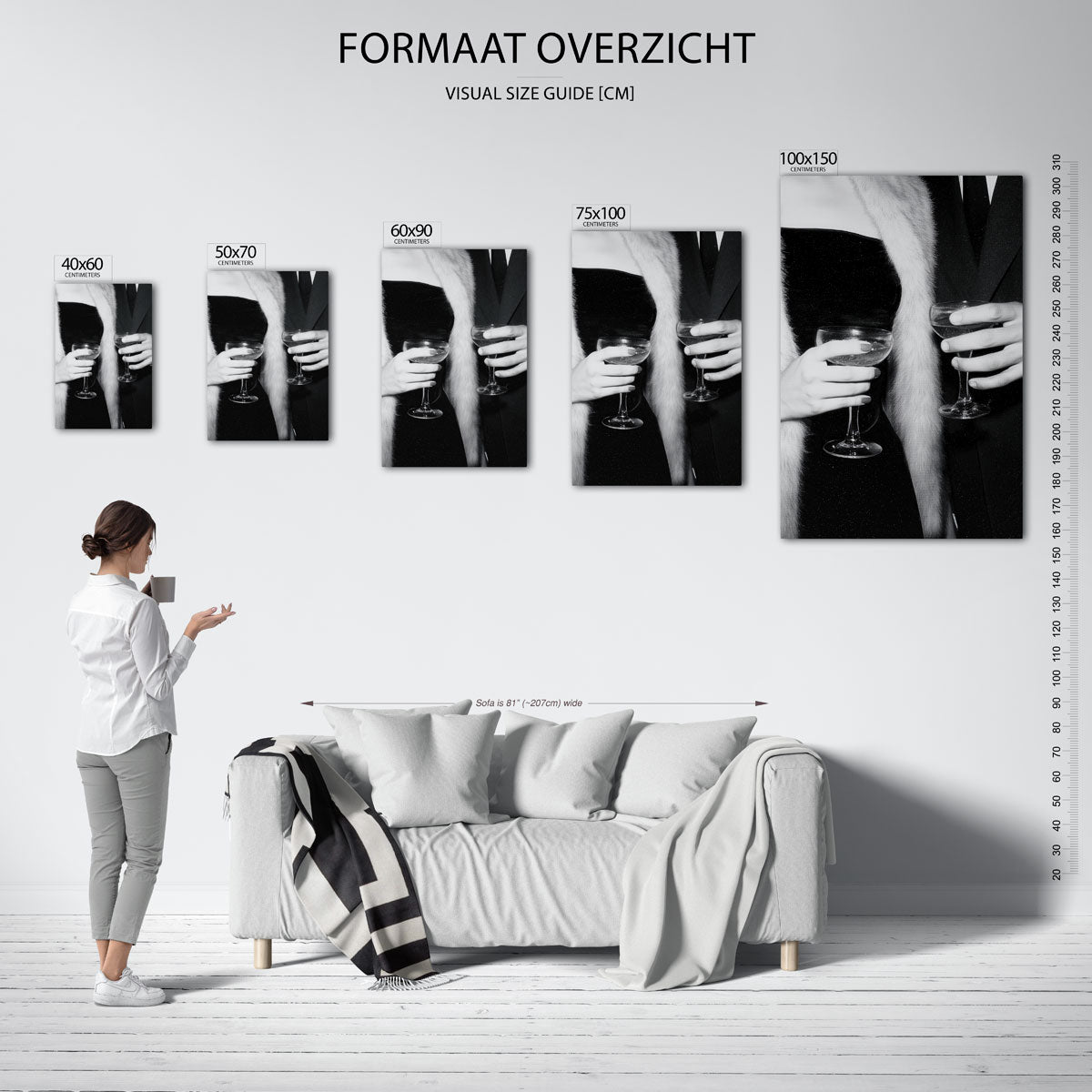 Elegante handen Kunstwerk