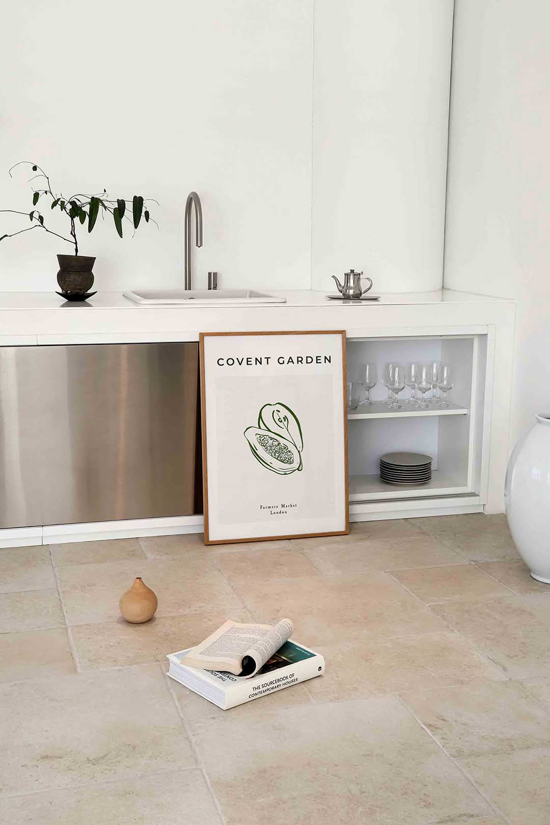 Papaya schets Poster
