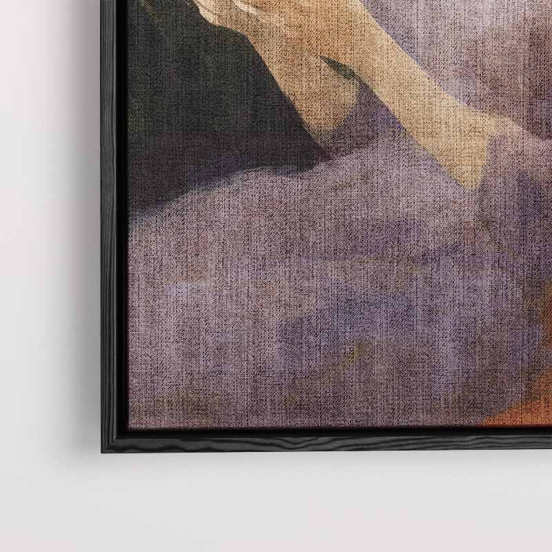 Lezende Vrouw in Rust Kunstwerk-canvas-dibond-plexiglas-wanddecoratie-WallArtistic