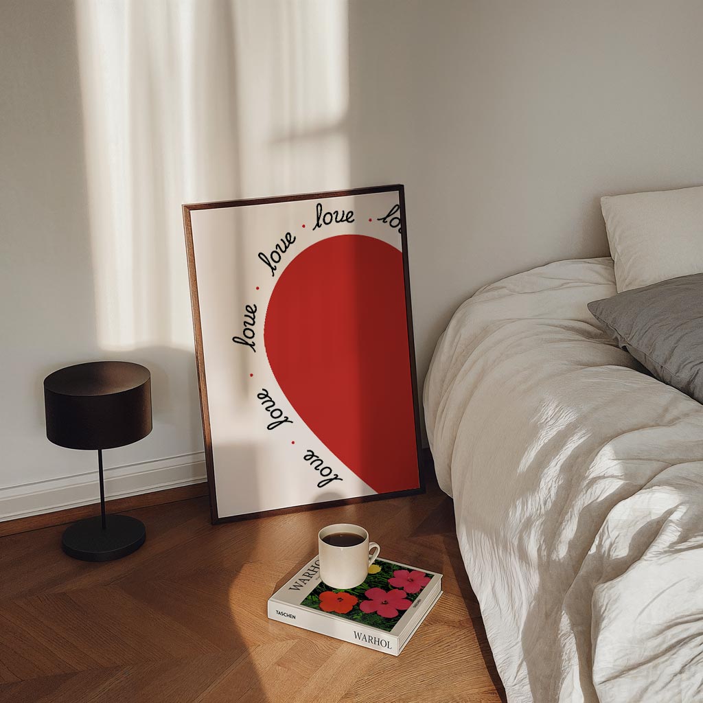 Moderne Liefde Poster-WallArtistic