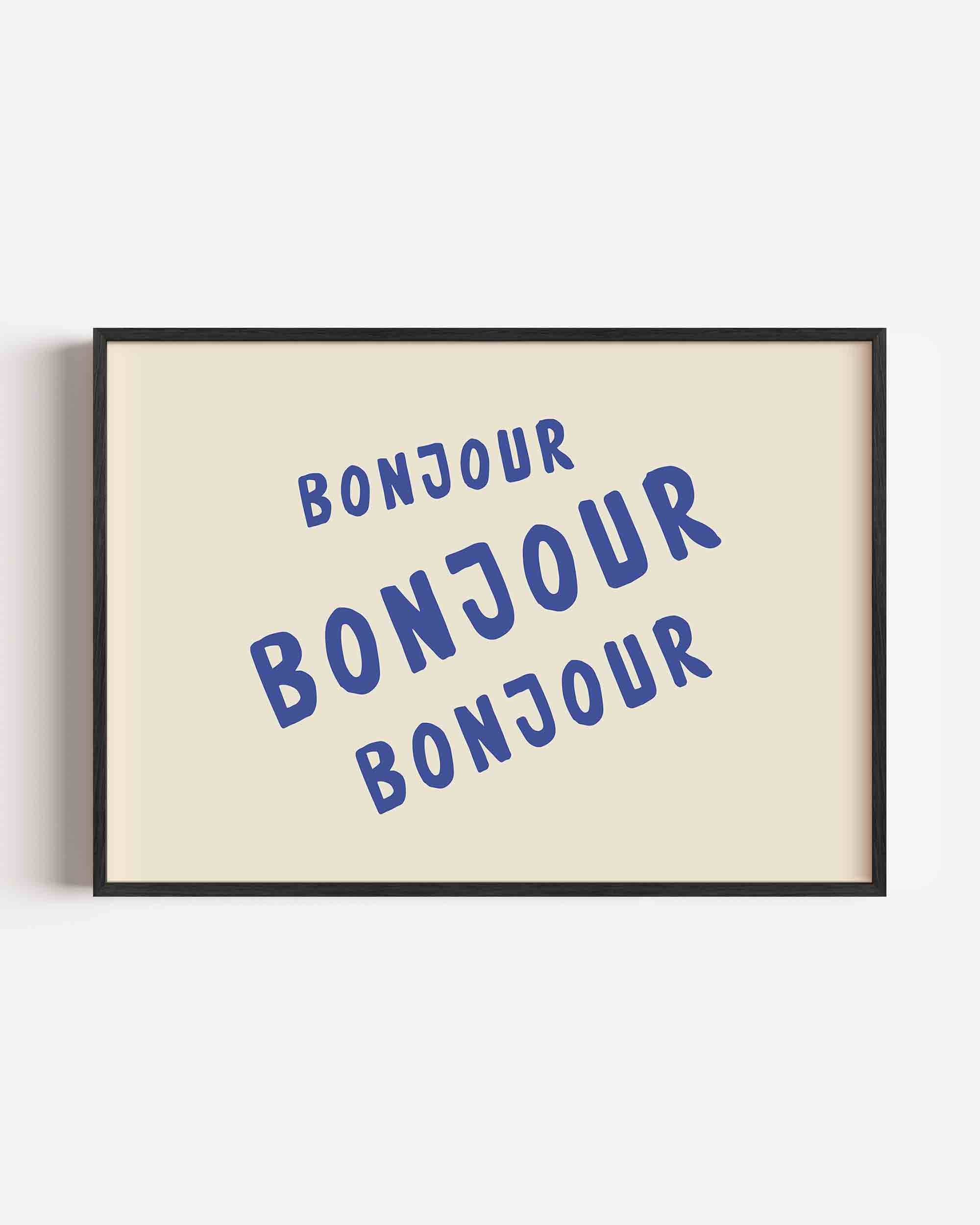 Bonjour herhaling Poster