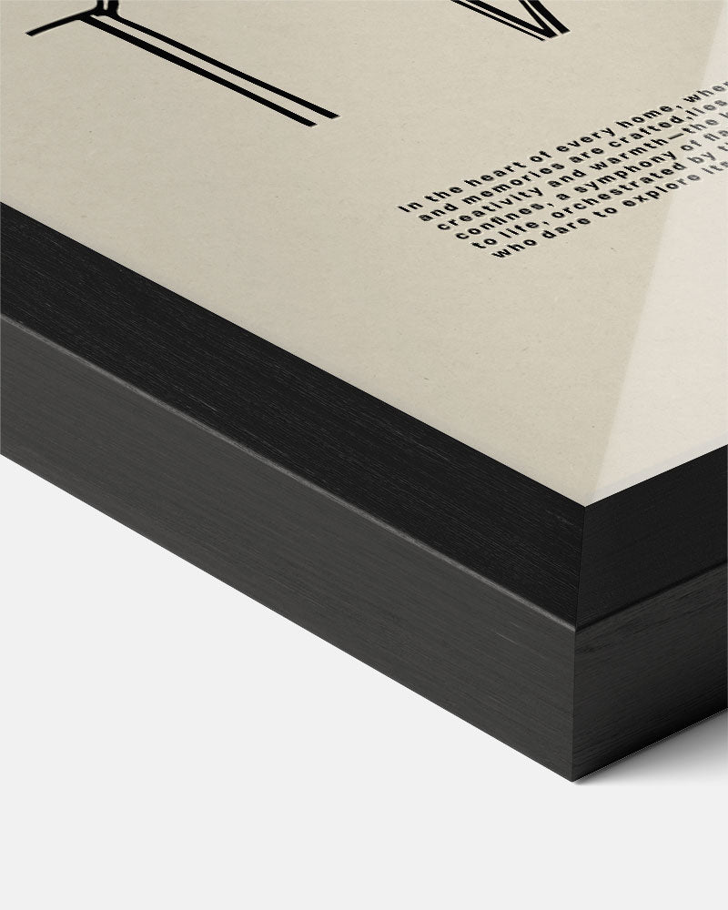 Moderne Minimalistische Keukenposter-WallArtistic