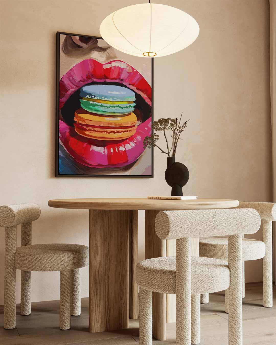 Kleurrijke Beleving van Smaak Kunstwerk-canvas-dibond-plexiglas-wanddecoratie-WallArtistic