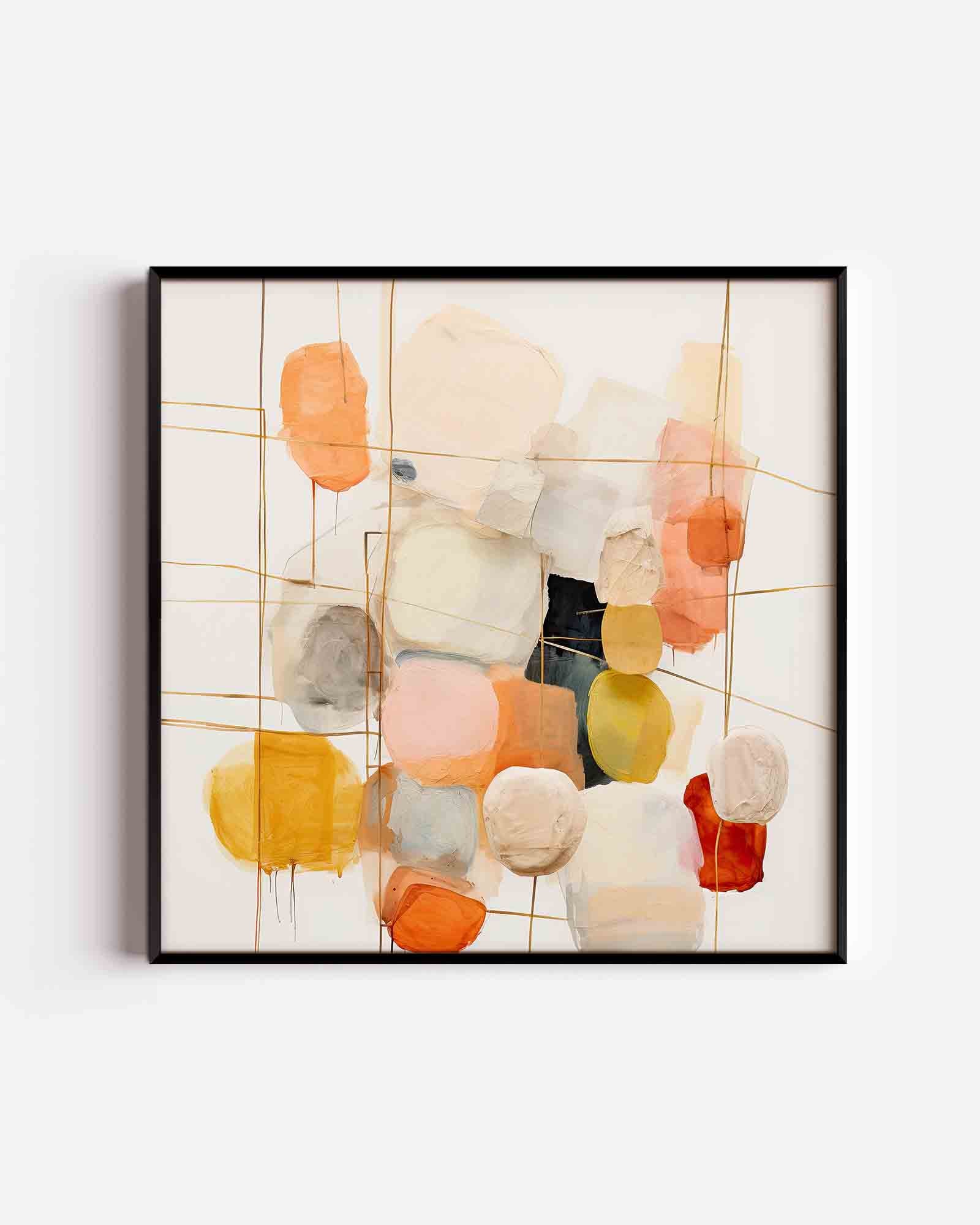 Abstracte vormen Poster