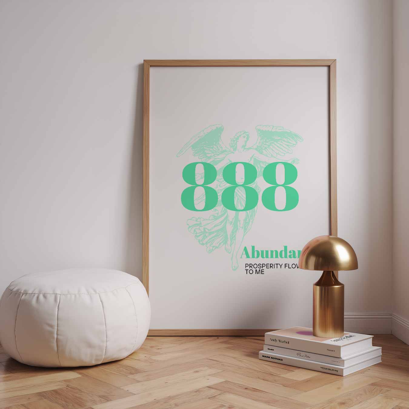 Inspirerende 888 Engel Poster