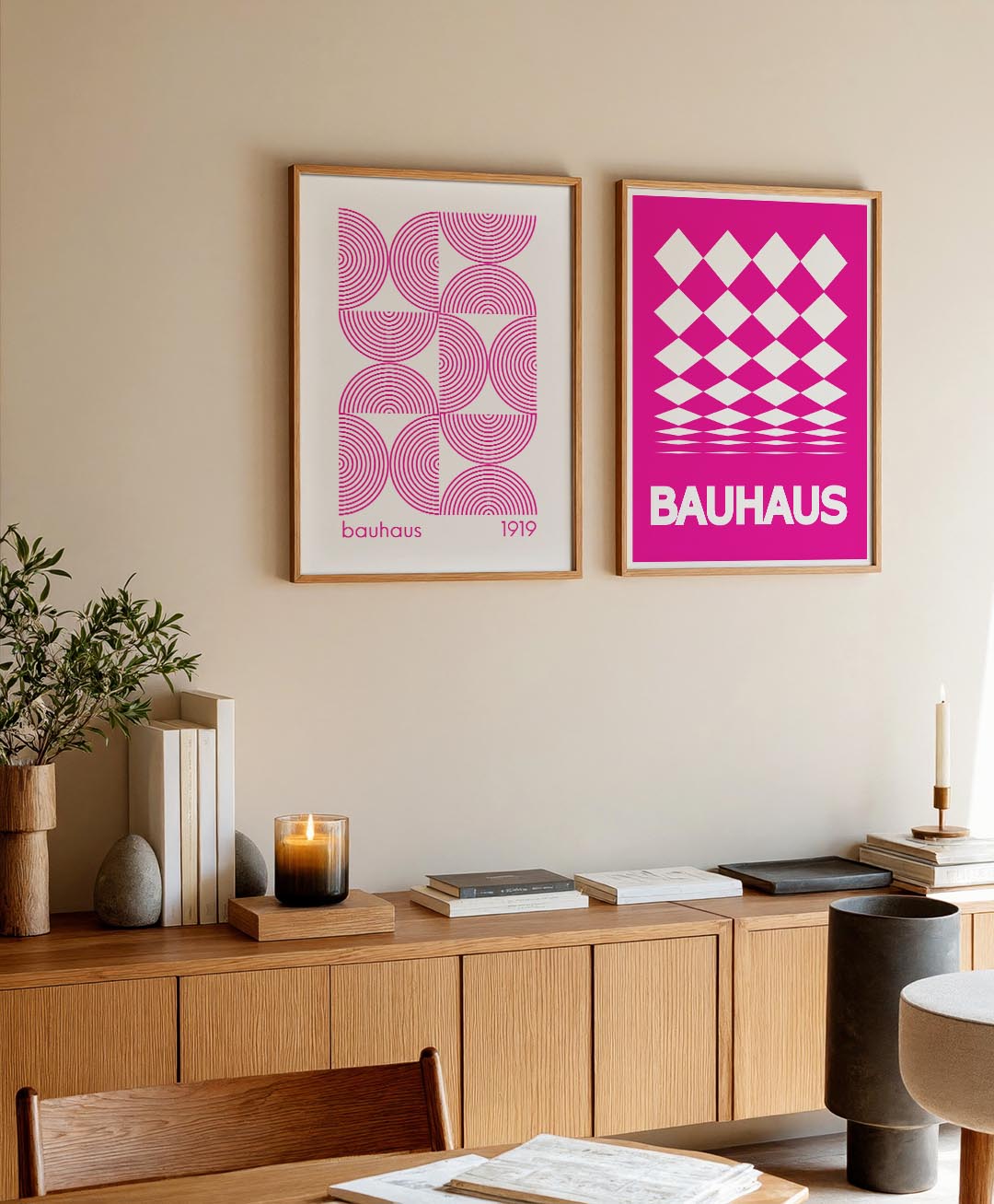 Cirkelpatroon ritme Posterset
