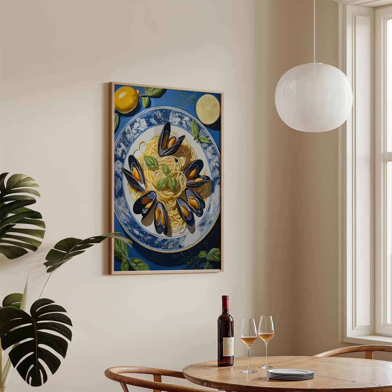 Italiaanse Pasta Delicatesse Poster-WallArtistic