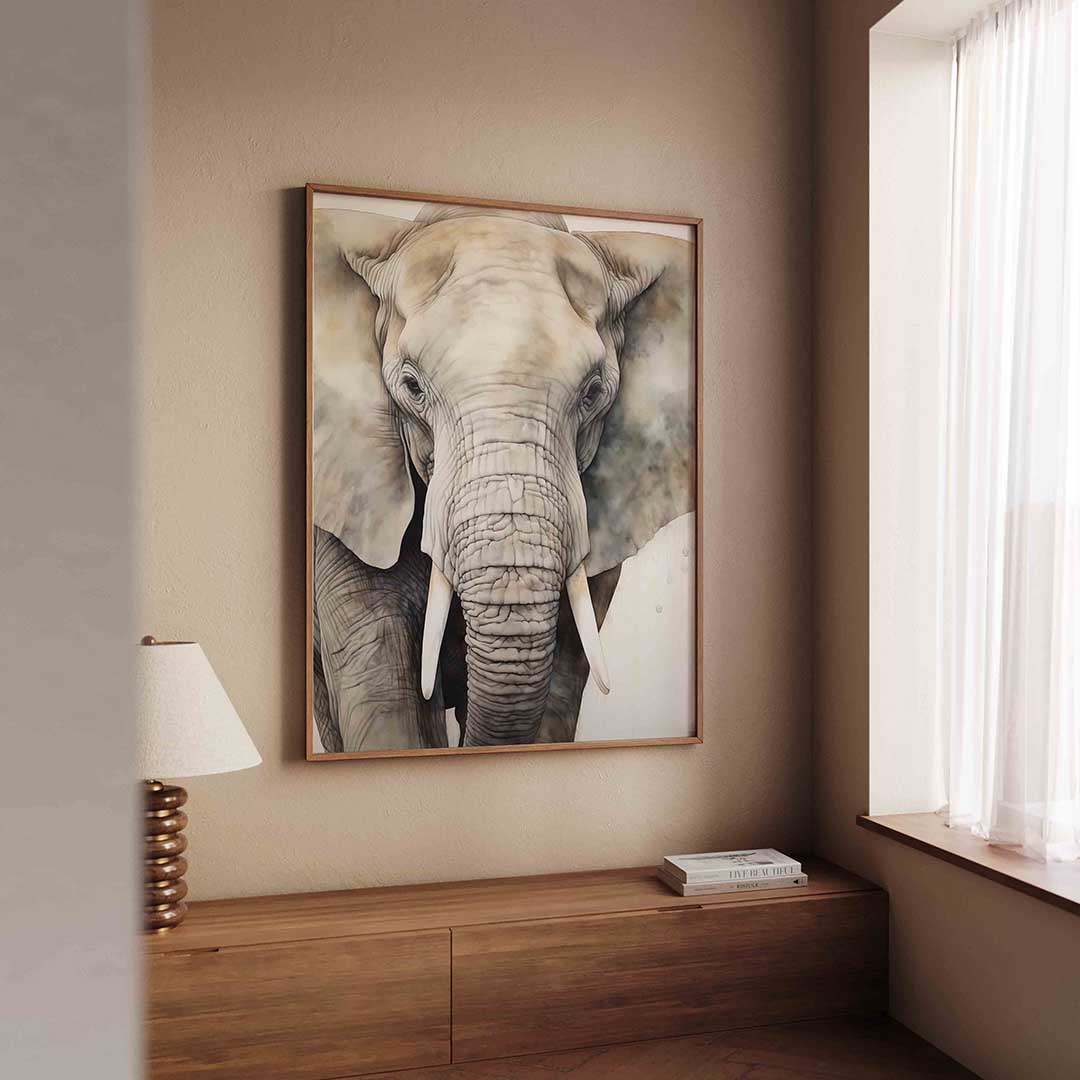 Olifant close up Poster