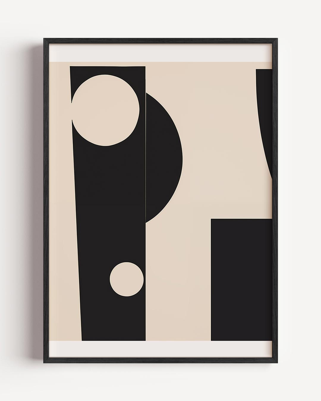 Moderne Abstracte Cirkel Poster-WallArtistic