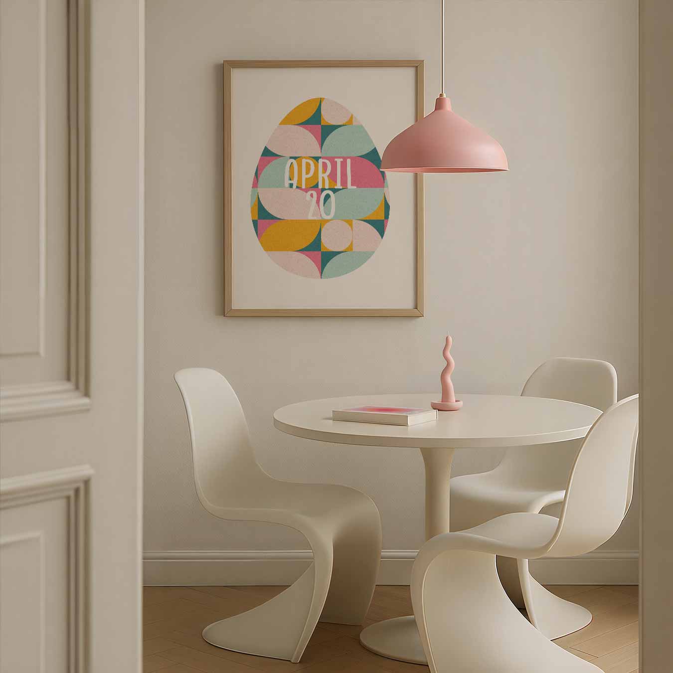 Retro Geometrische Poster - April 20 Poster