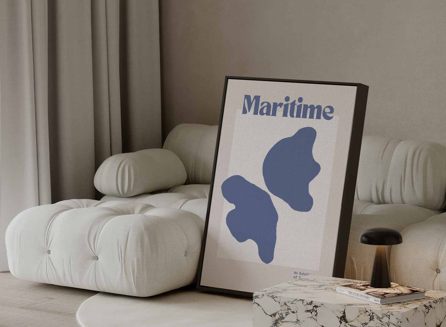 Maritiem Botanisch Mysterie Kunstwerk-canvas-dibond-plexiglas-wanddecoratie-WallArtistic
