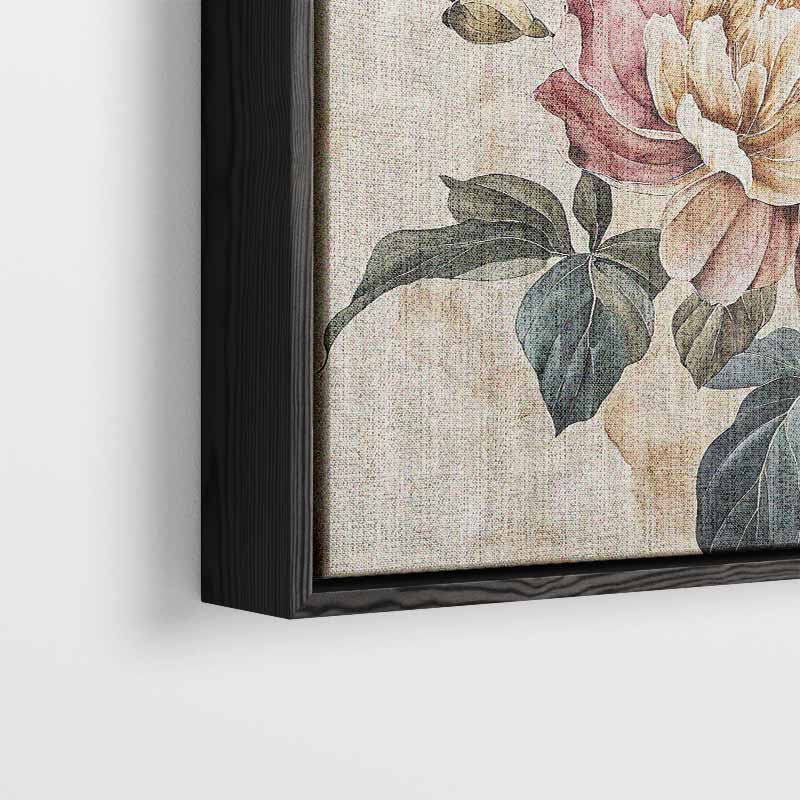 Bloemenpracht in Aquarel Kunstwerk-canvas-dibond-plexiglas-wanddecoratie-WallArtistic