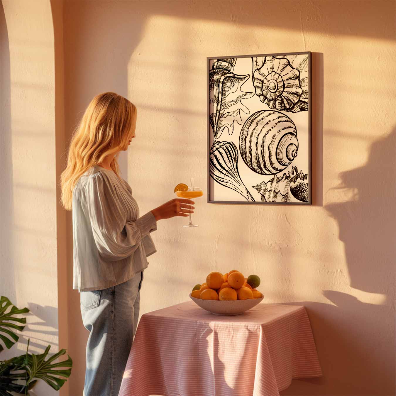 Schelpen Kunstposter