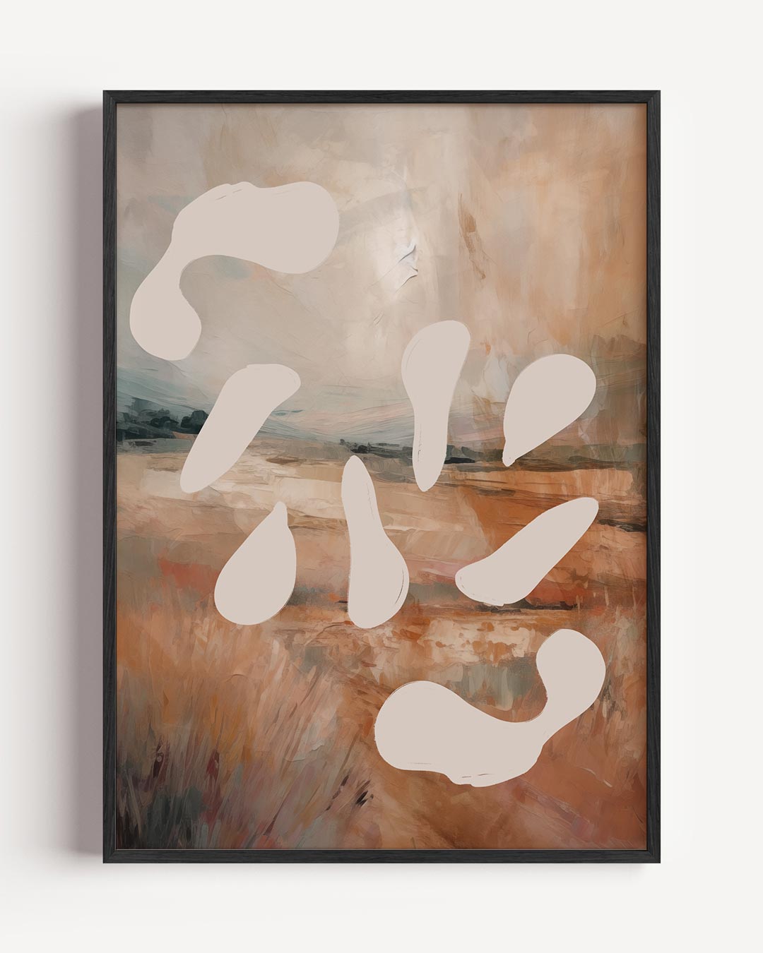 Vloeiende Natuurlijke Kunstposter-WallArtistic