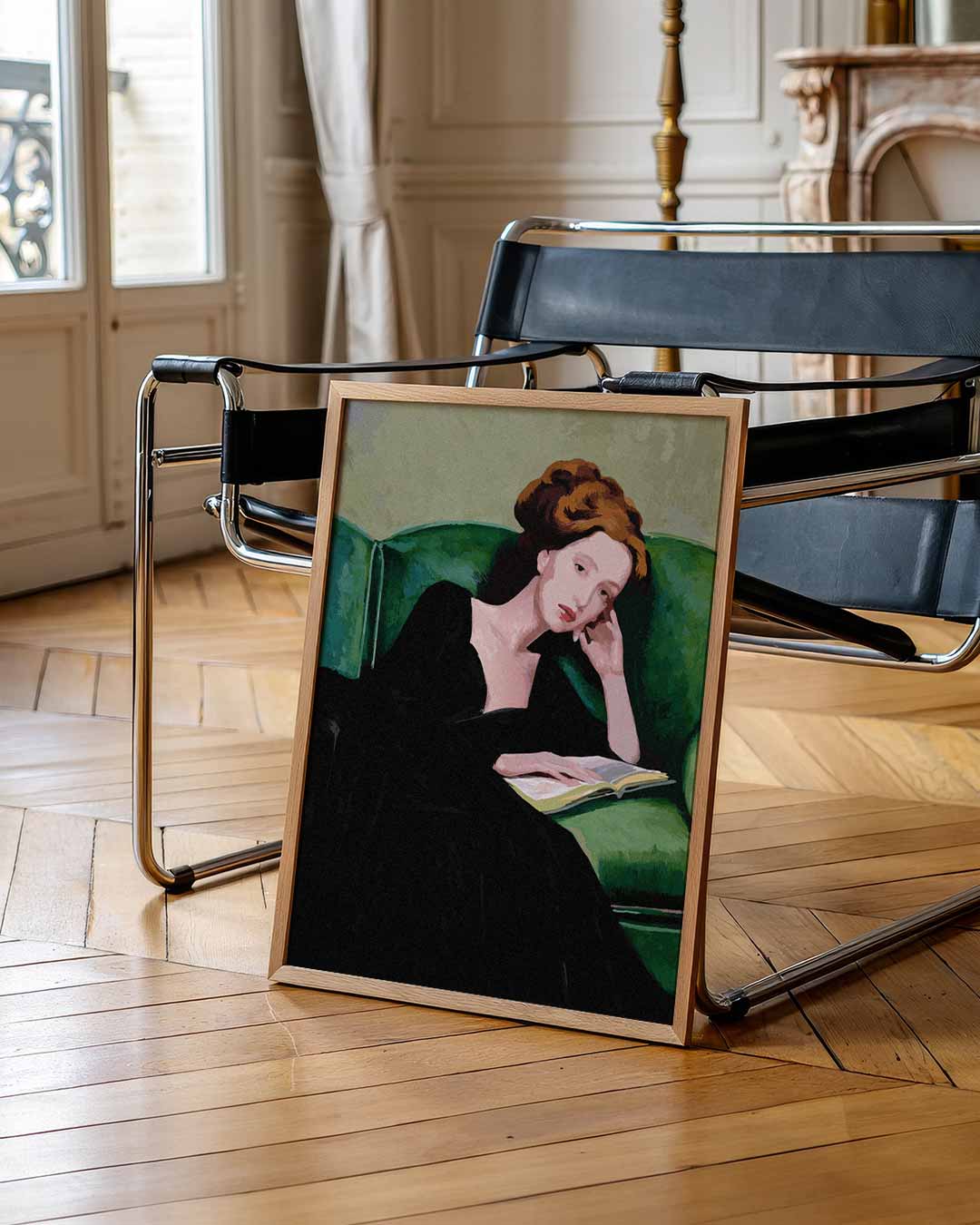 Zomers Dromen op de Bank Poster-WallArtistic