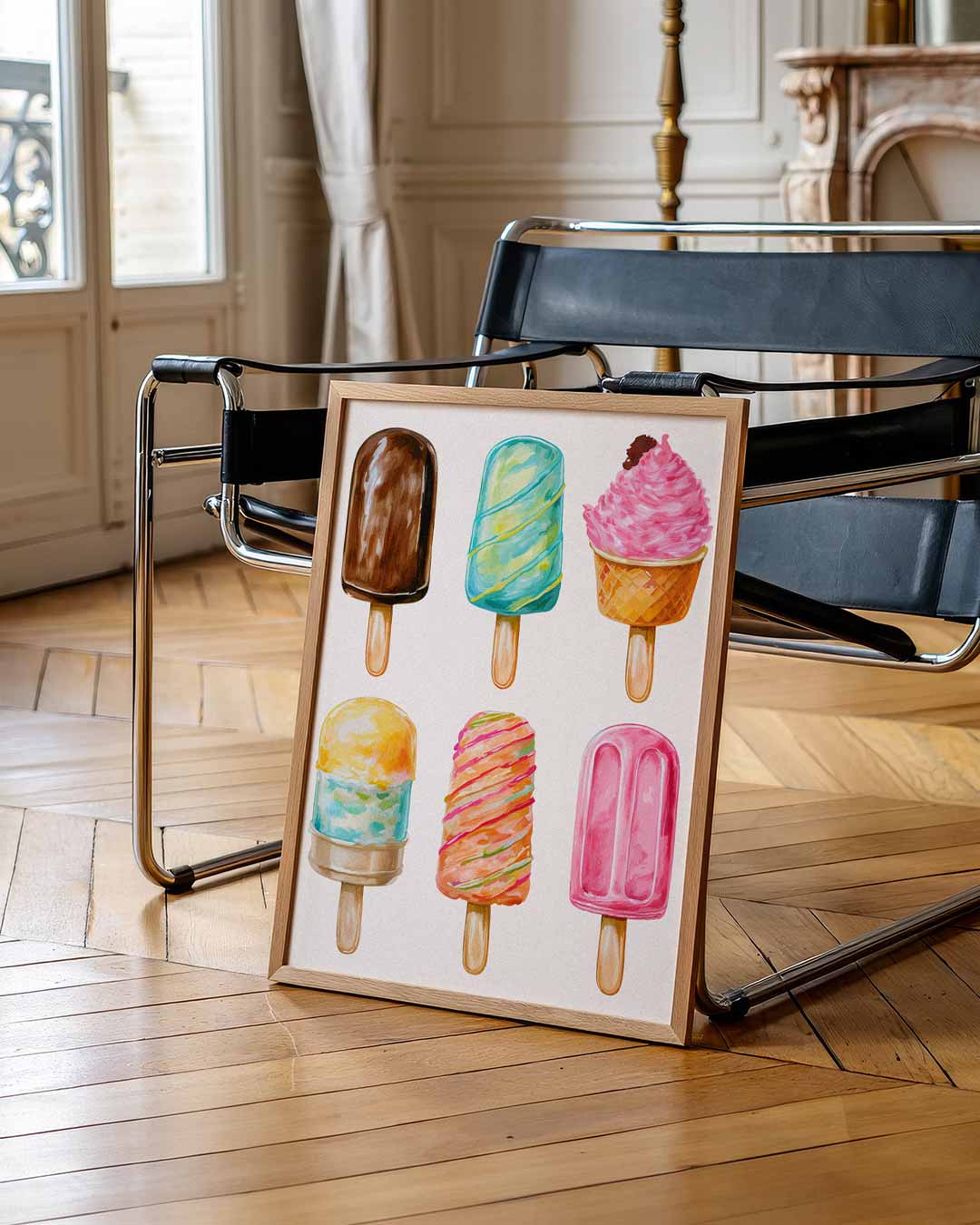 Zomerse IJsstokjes Poster
