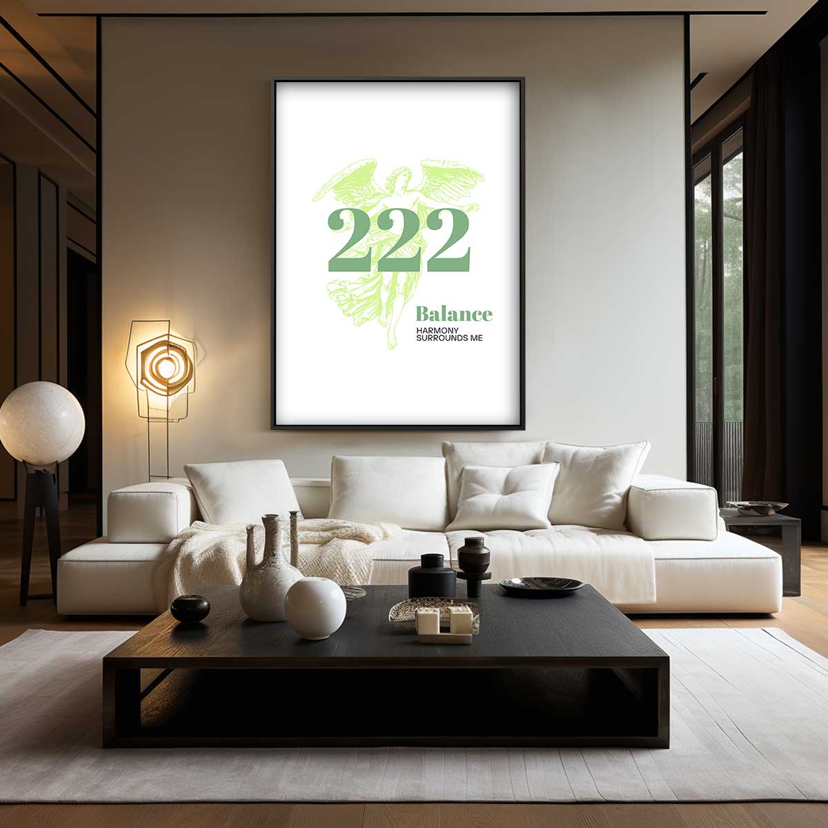 Engelenbalans Poster Kunstwerk-canvas-dibond-plexiglas-wanddecoratie-WallArtistic