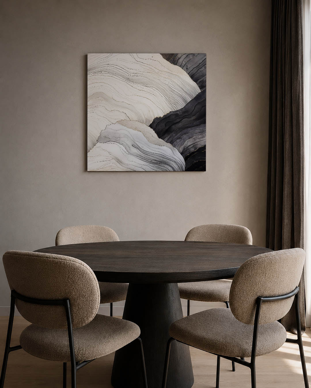 Organische lijnen Kunstwerk