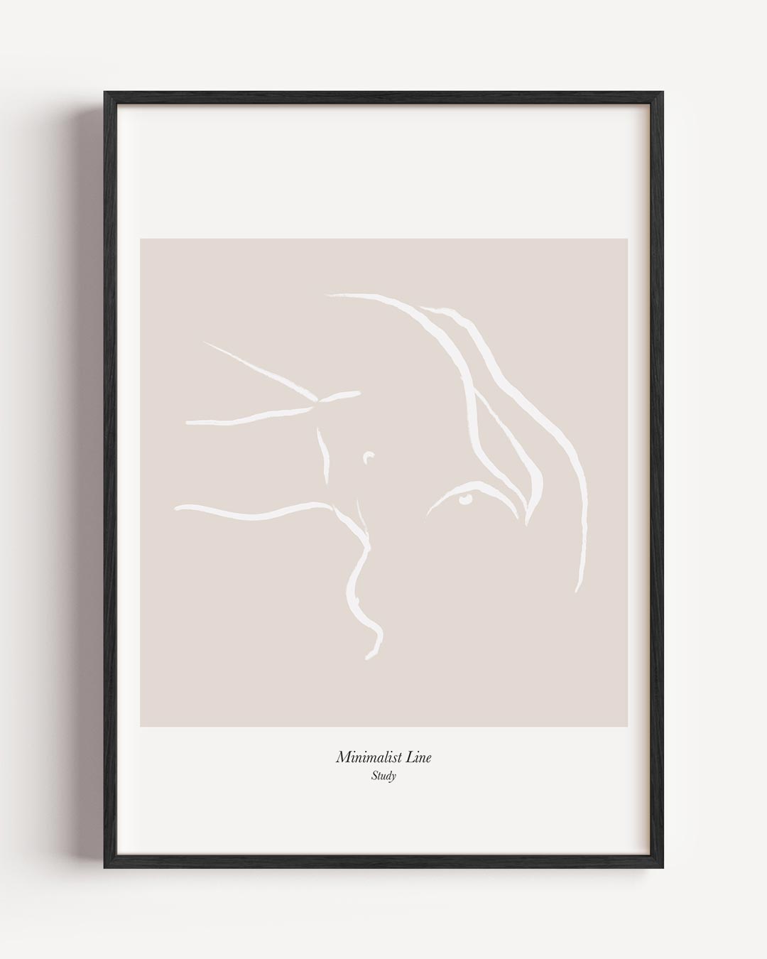 Minimalistische Lijntekening Poster-WallArtistic