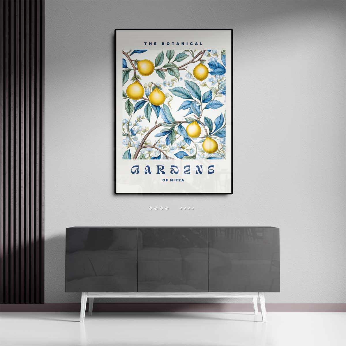 Botanische Tuin van Nizza Kunstwerk-canvas-dibond-plexiglas-wanddecoratie-WallArtistic