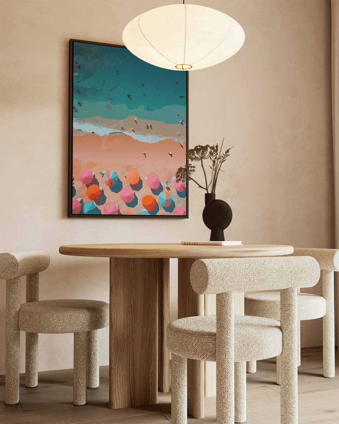 Zomers Strandavontuur Kunstwerk-canvas-dibond-plexiglas-wanddecoratie-WallArtistic