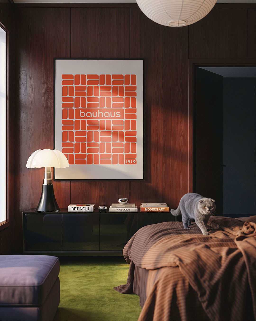 Vormritme en kleur Poster
