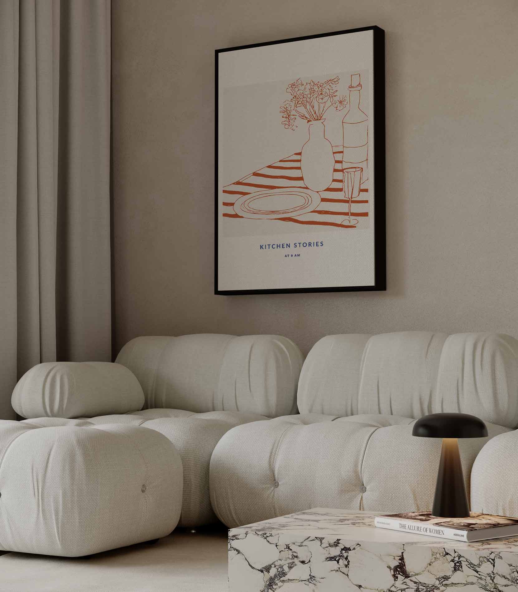 Keukenverhalen: Ochtendrust Kunstwerk-canvas-dibond-plexiglas-wanddecoratie-WallArtistic