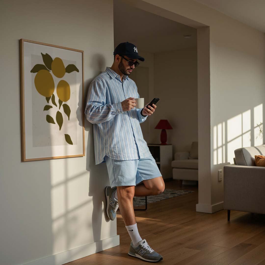 Moderne Citrus Abstract Poster-WallArtistic