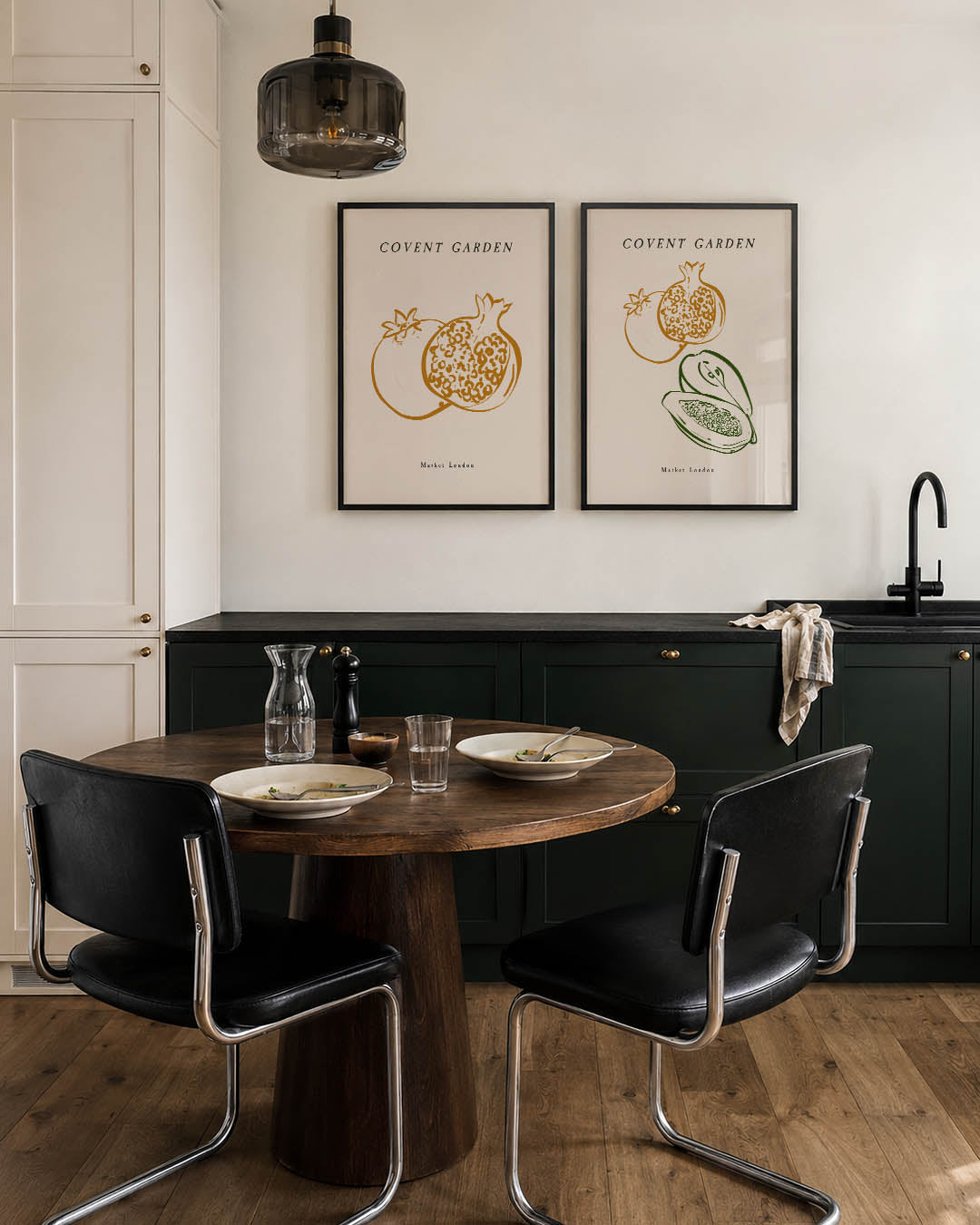 Fruitige lijnen Posterset