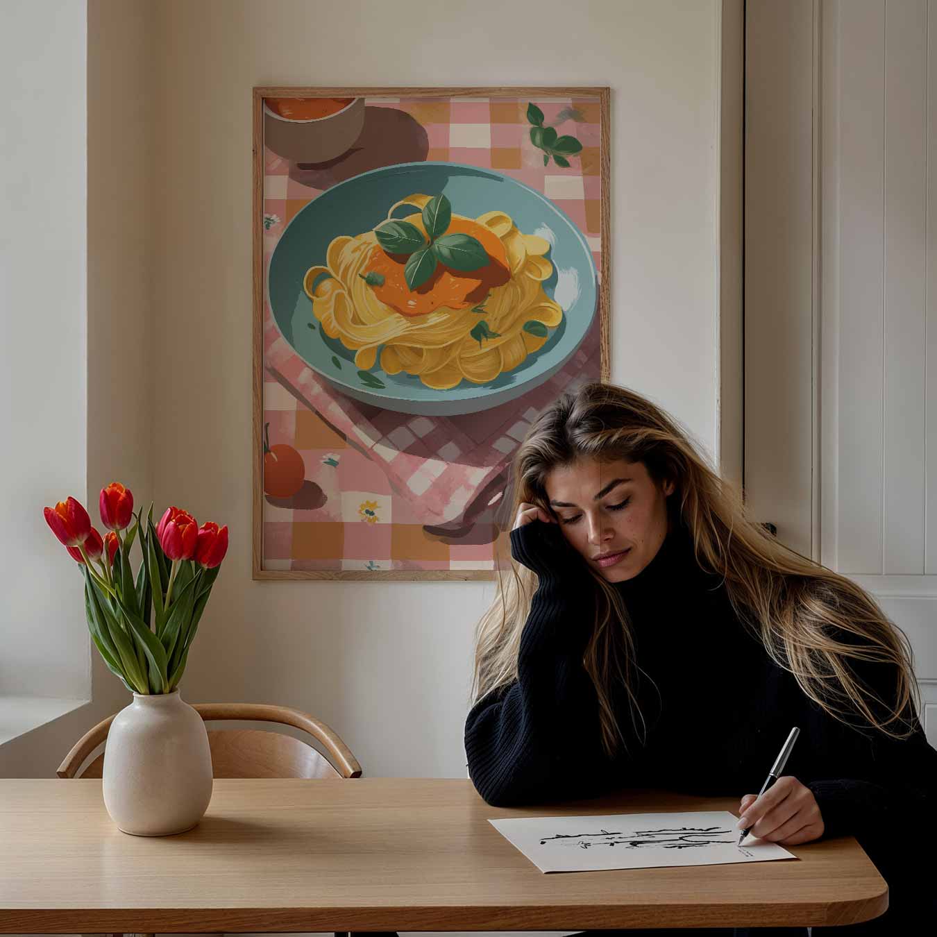 Italiaanse Pastavibes Poster