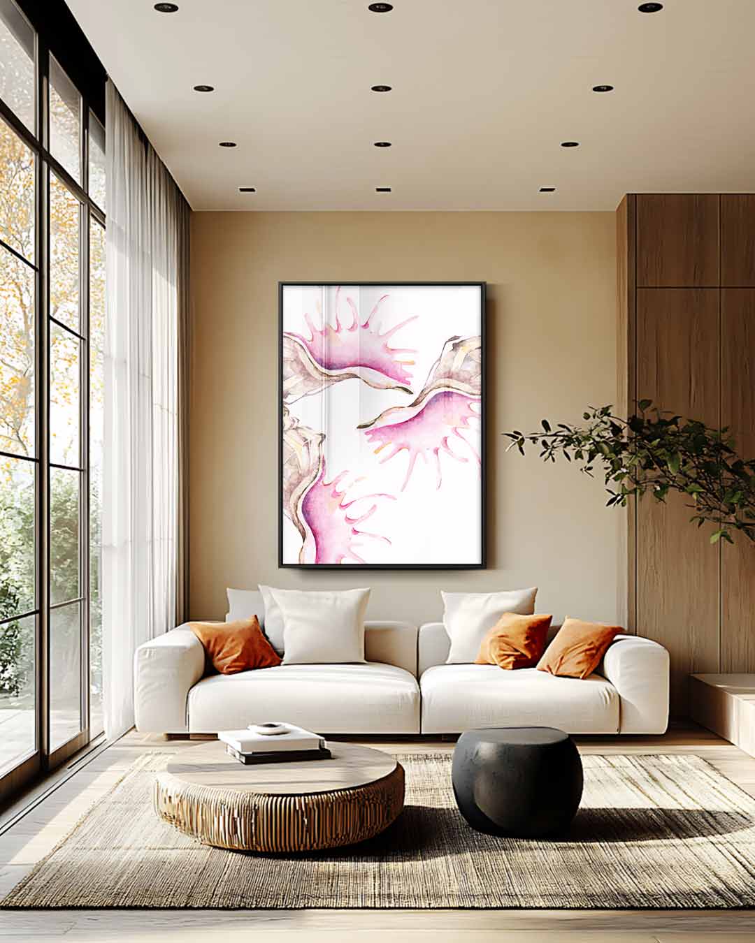 Zeeleven Waterverf Kunstwerk Kunstwerk-canvas-dibond-plexiglas-wanddecoratie-WallArtistic